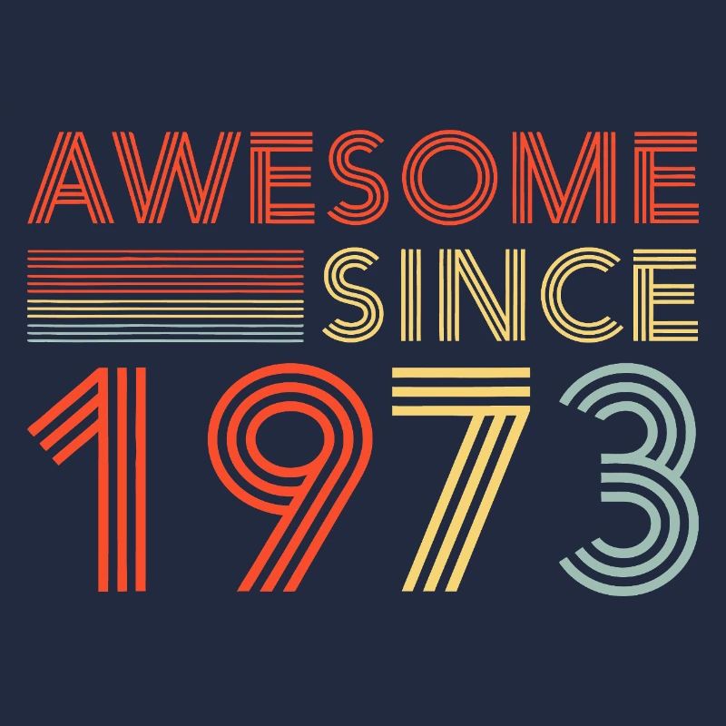 Großartig seit 1973 Retro Neon