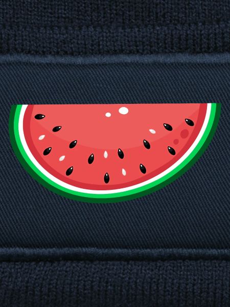 Wassermelone Design Scheibe