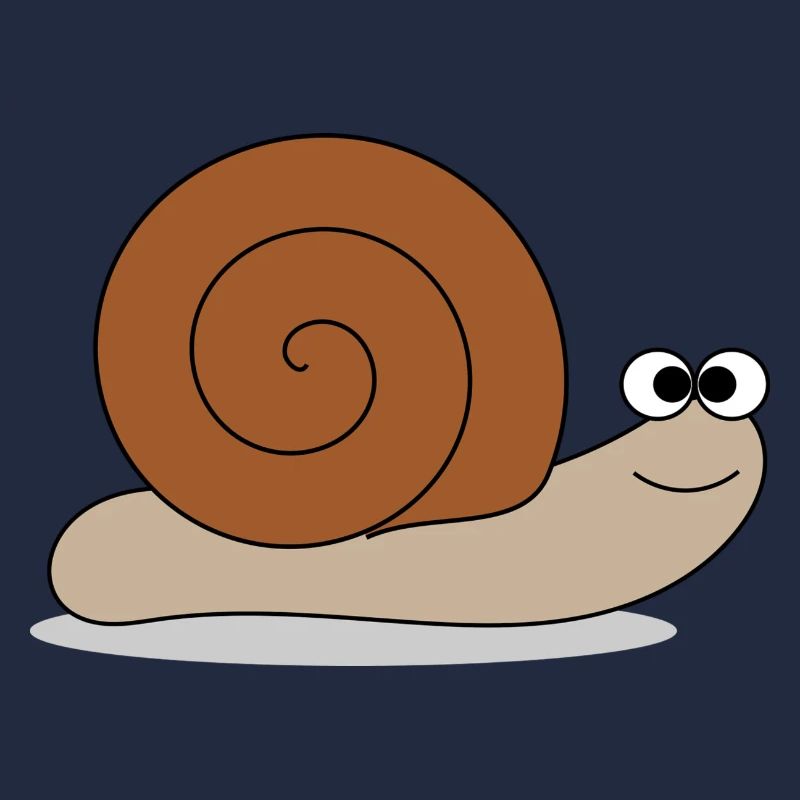 Brown escargot