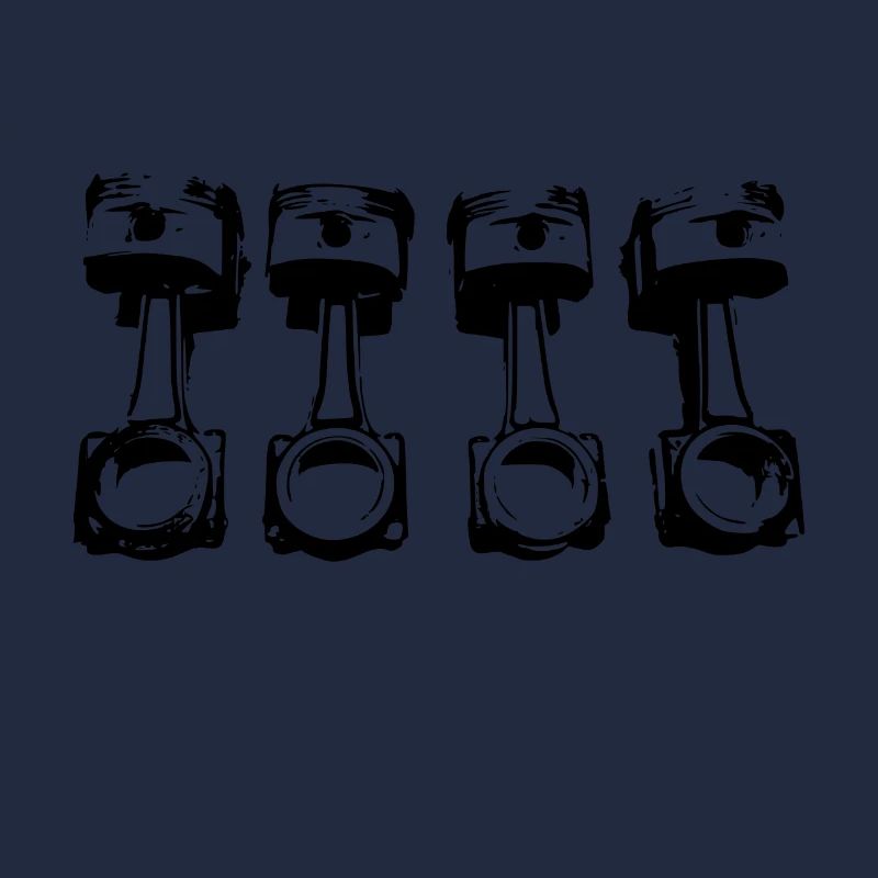 Connecting rod piston 4 cylinders