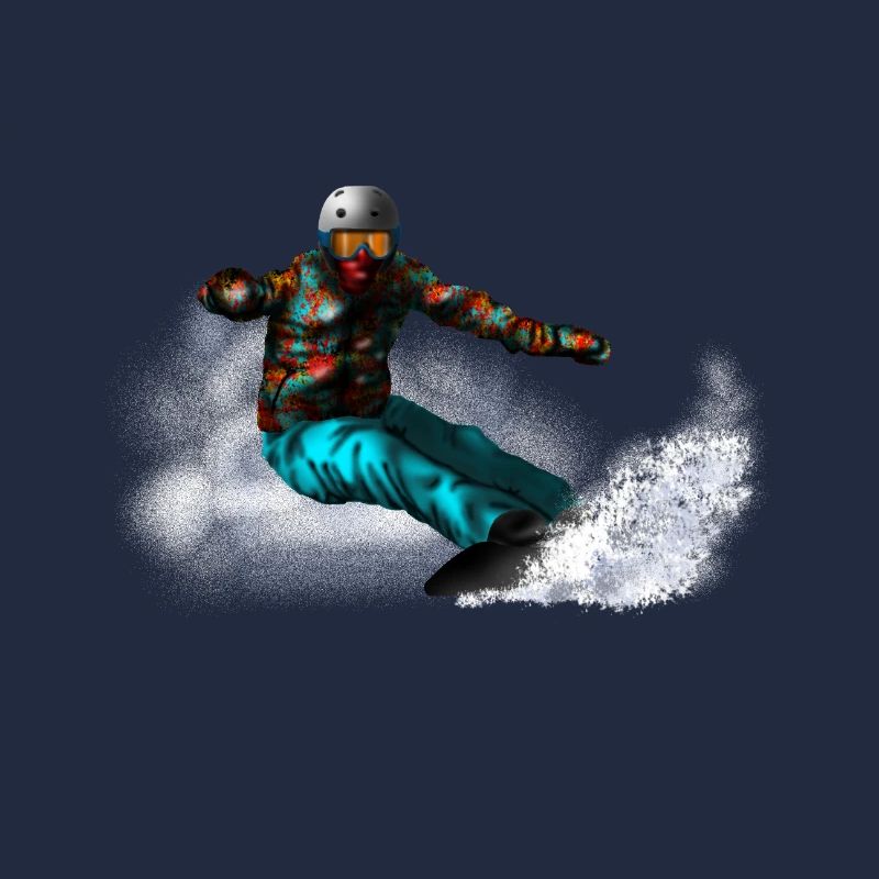 snowboarding