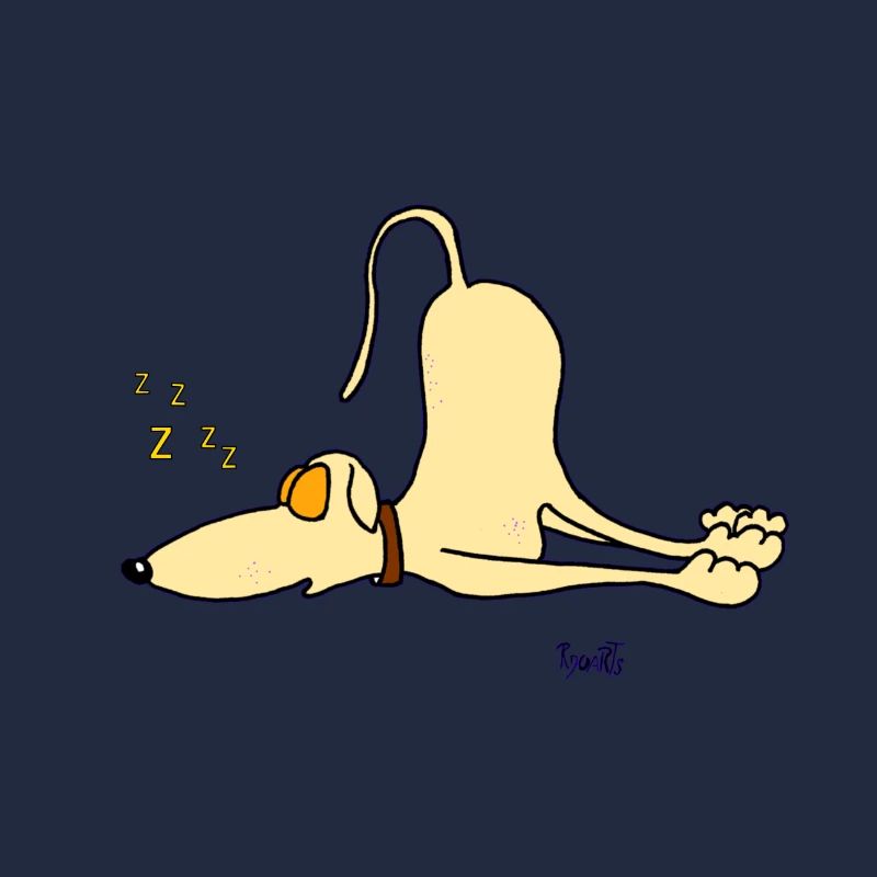 Greyhound - just sleeping
