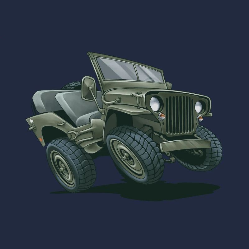 Willys MB Offroader 4x4 Millitary Oldtimer Us Army