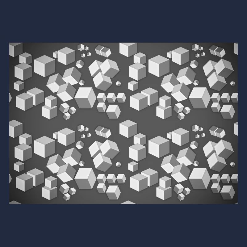 Deco pattern grey-white