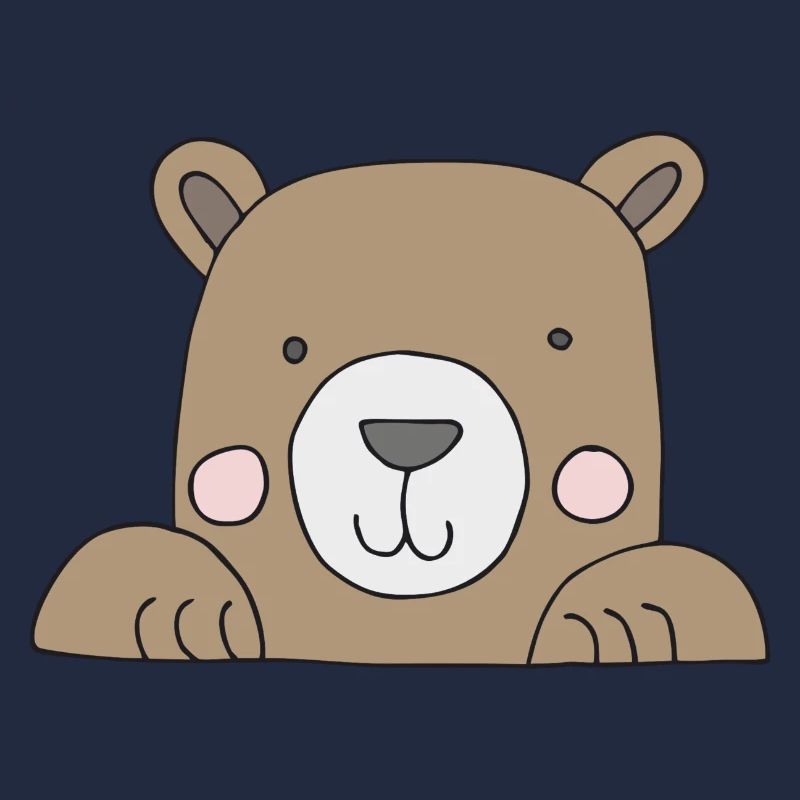 Bear head cute