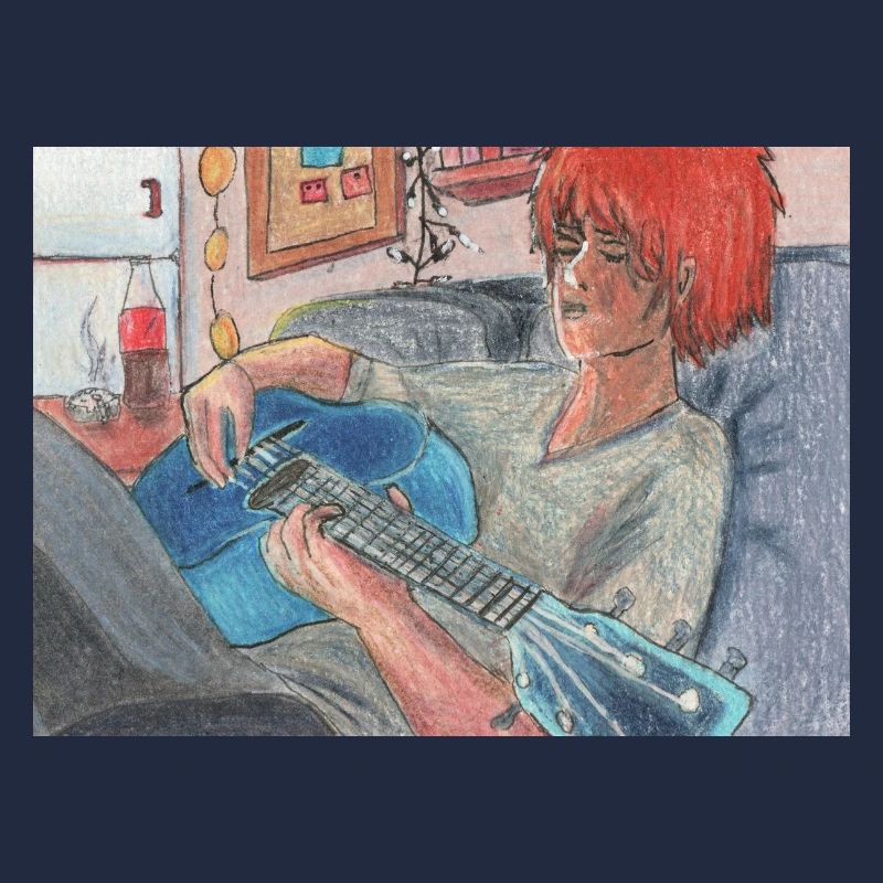 Blaue Gitarre