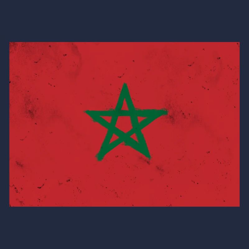 Flagge von Marokko