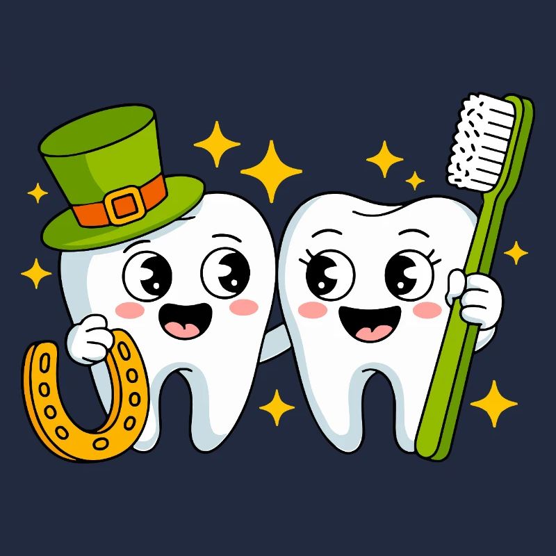 Funny Dentist St Patricks Art