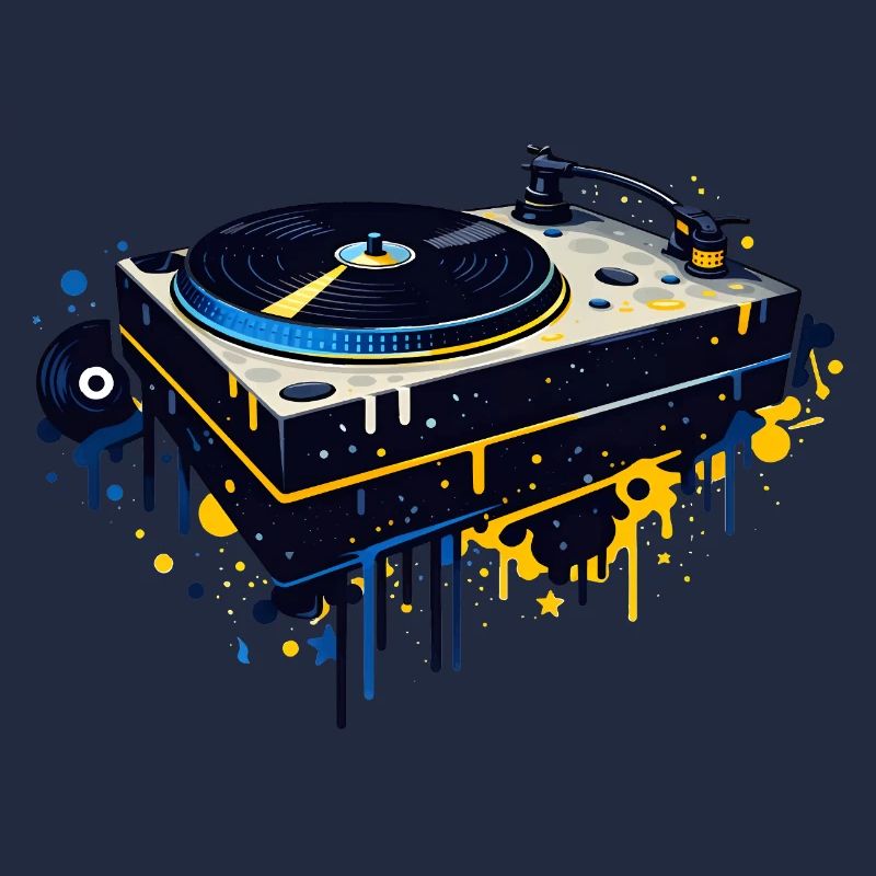 Graffiti Turntable Design