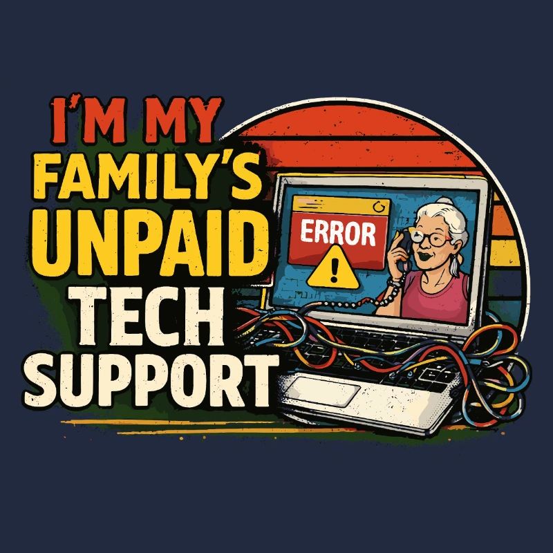 Familien Tech-Support Unbezahlt