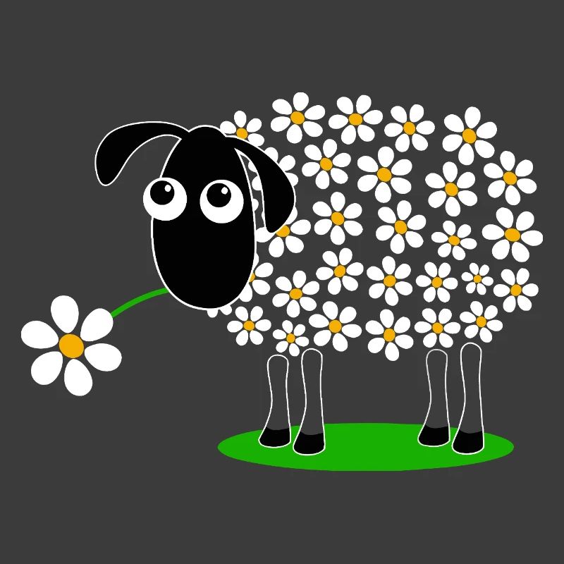 Daisy Parade Sheep Cartoon