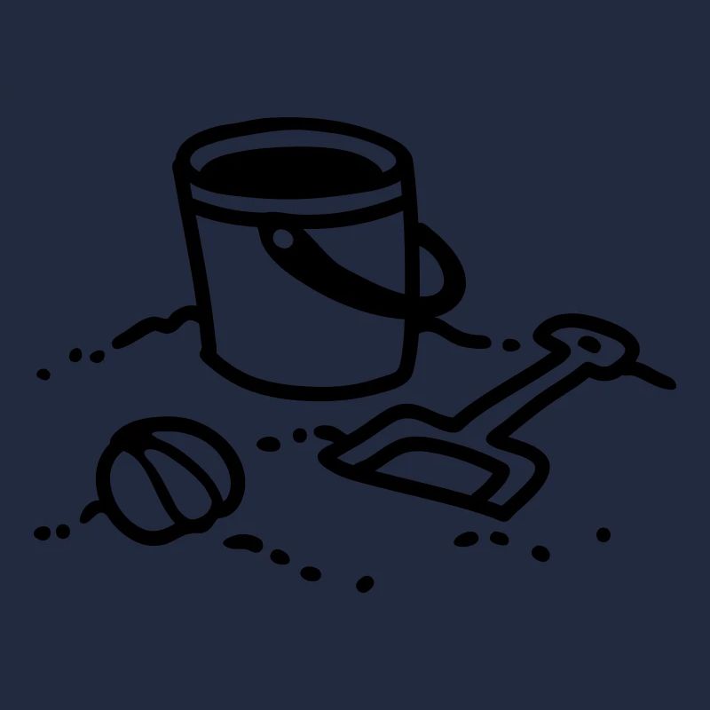 Sandkasten - Strand - Line