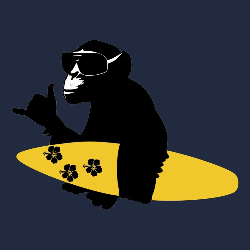 surfing monkey