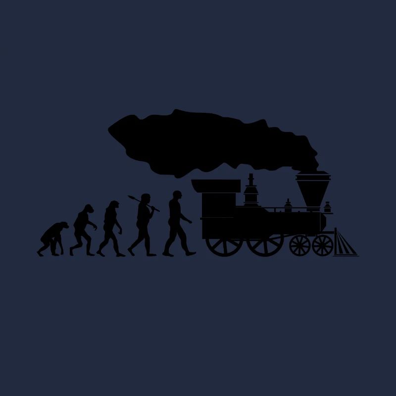 Trains Evolution Shirt · Railroad · Train · Gift