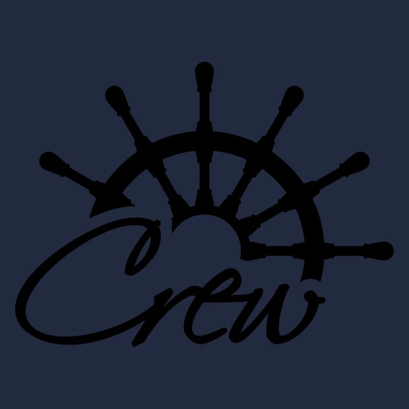 Steuerrad de l'équipage a sonné Logo