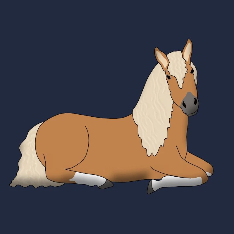 haflinger_liegt