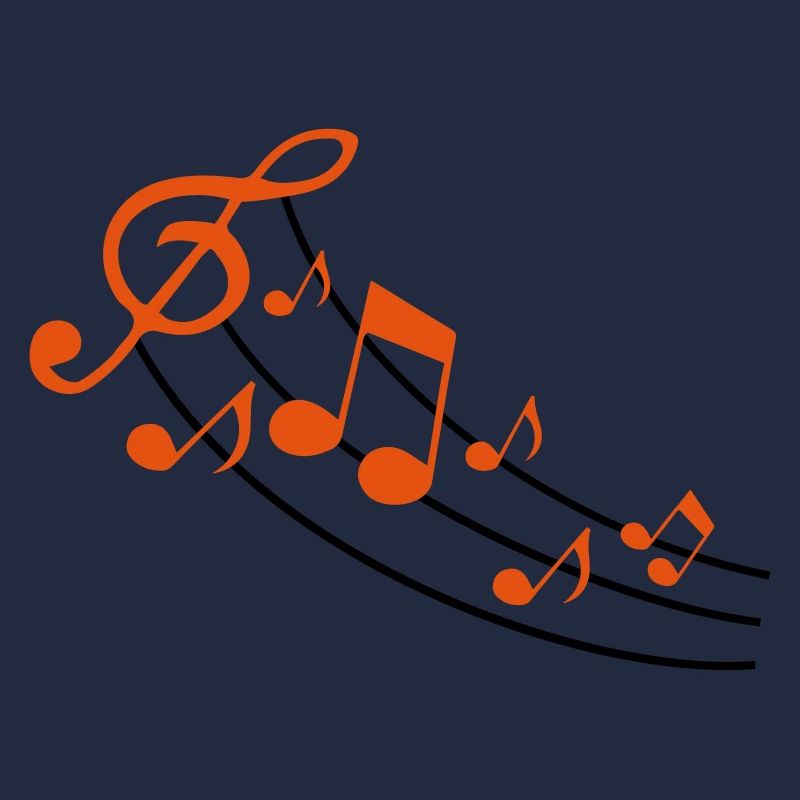 music notes design