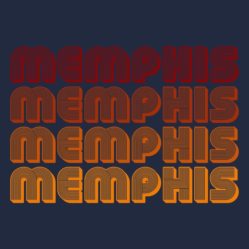 Memphis Gradient Text Repeat