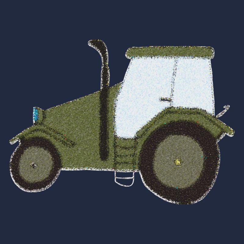 traktor oldtimer impressionismus