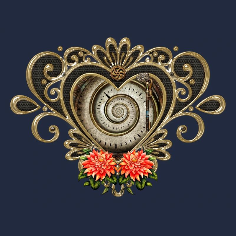 Wunderbares Steampunk-Herz.