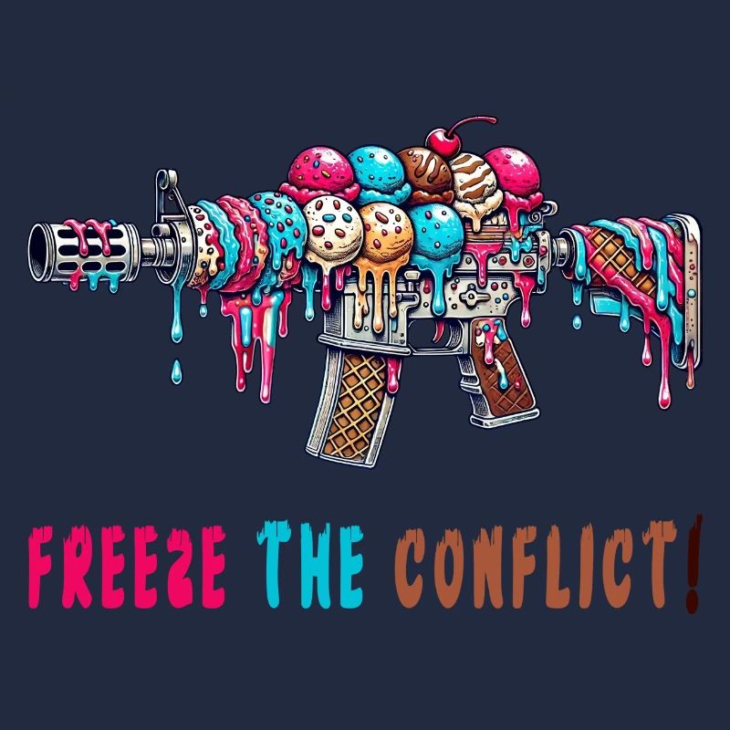 Konflikt eingefrieren Eiscreme