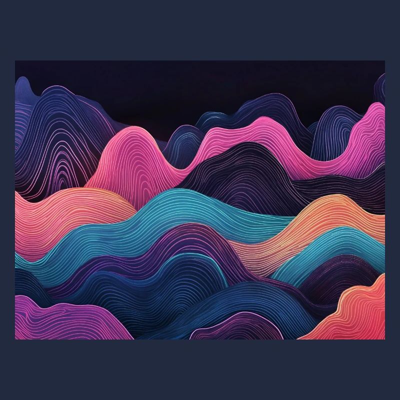Neon clean waves