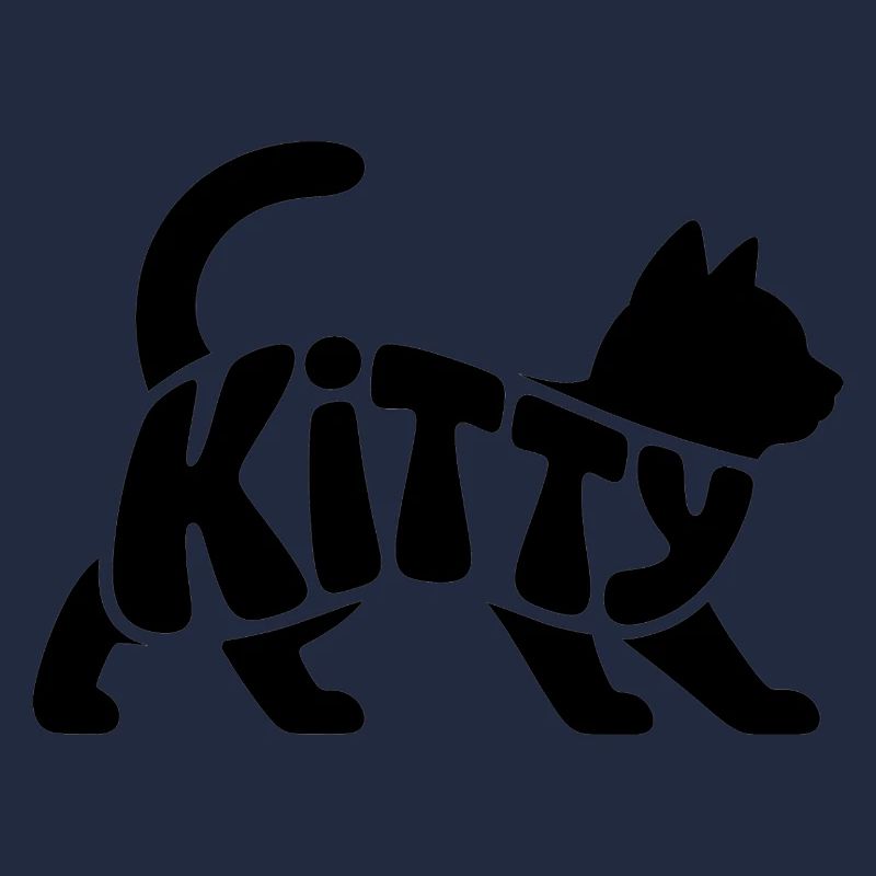 Kitty - Conception de chat de compagnie mignon