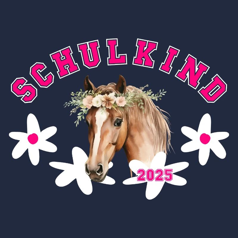 Schulkind 2025 - Pferd - Einschulung Erstklässler