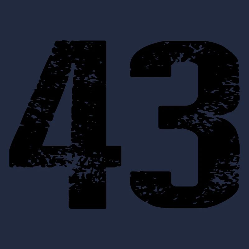 43 Zahl Trikot