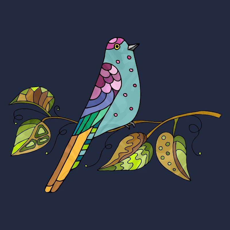 Bunter Vogel