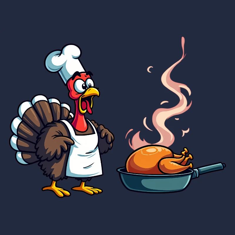 Cuisinier de dinde de Thanksgiving