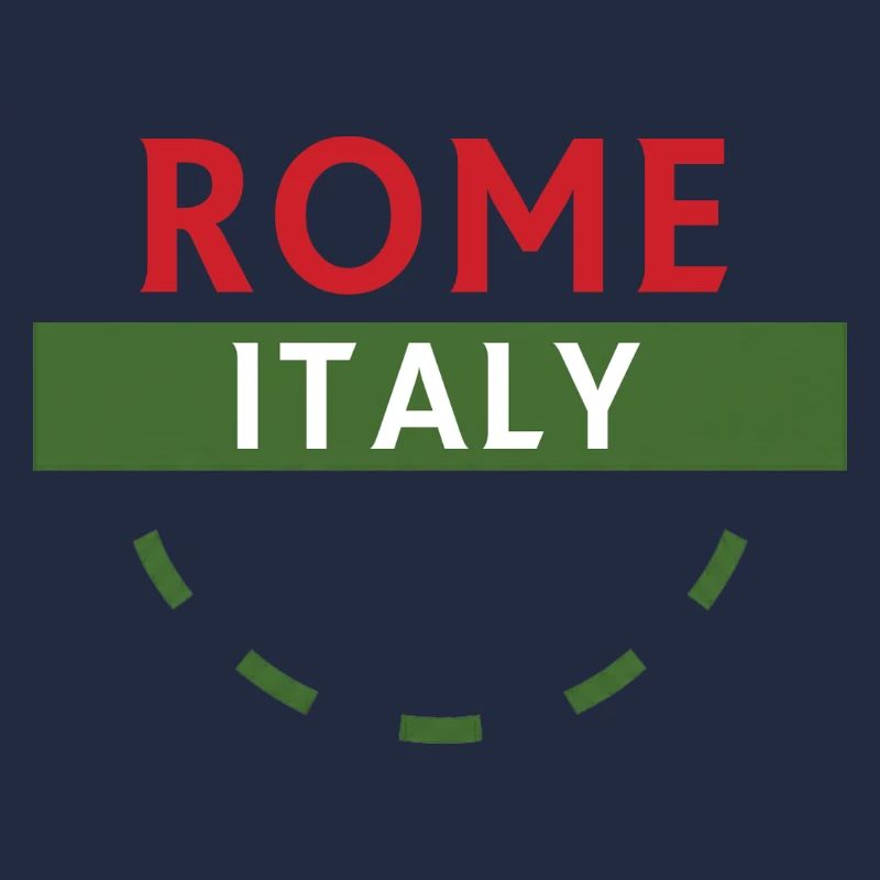 Rome Italy Banner Tee