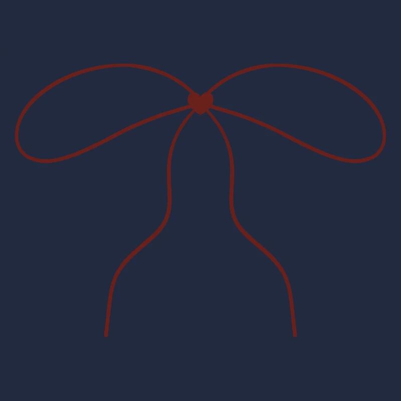 Continuous Bow Line Art