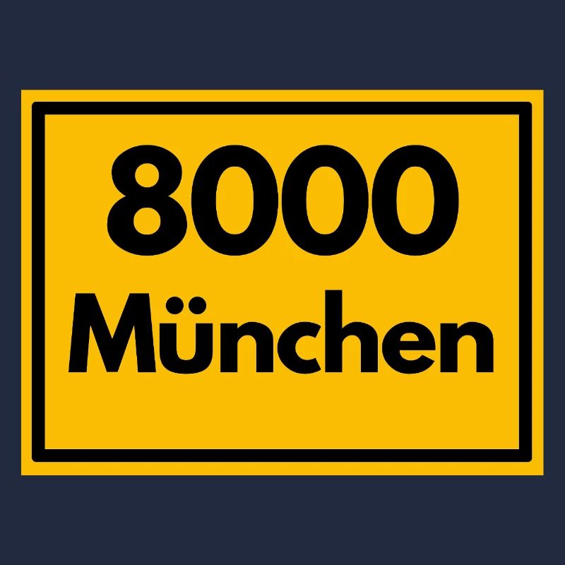 OLD POSTCODE POSTCODE RETRO 8000 MUNICH BAVARIA