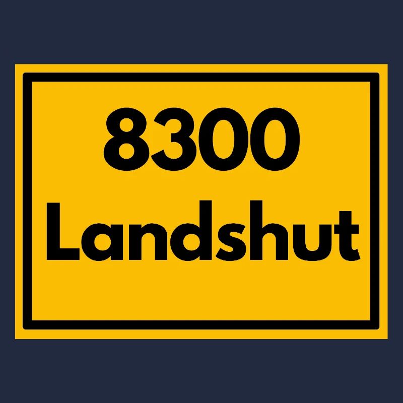 OLD POSTCODE POSTCODE RETRO 8300 LANDSHUT BAVARIA