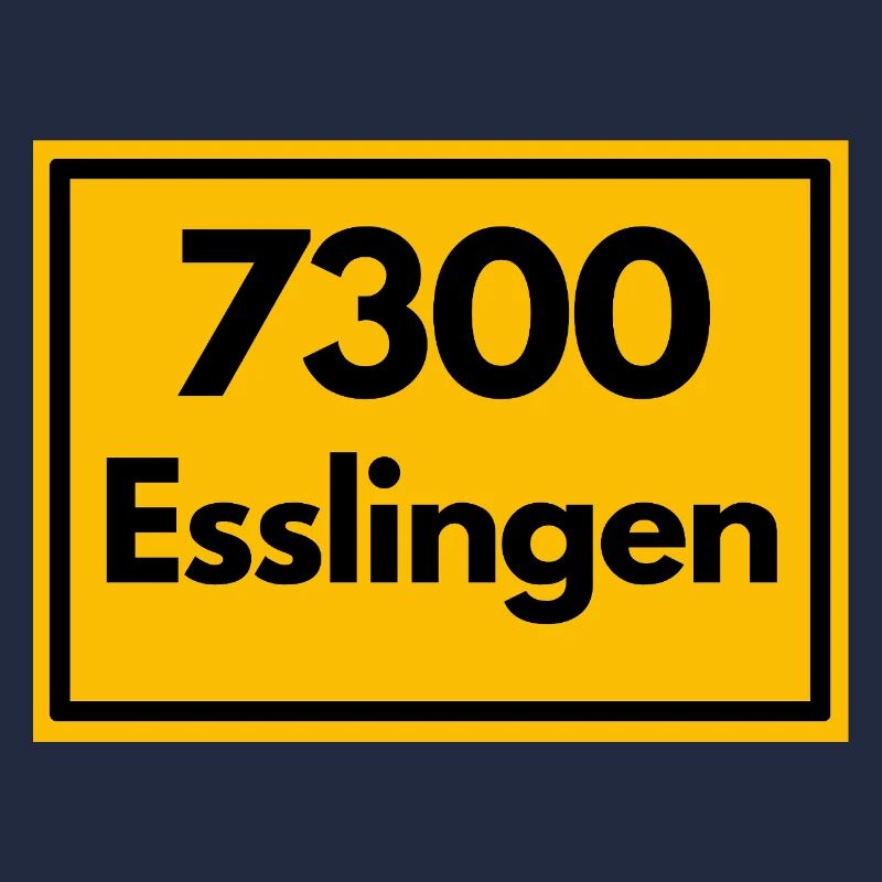 ANCIEN CODE POSTAL RÉTRO 7300 ESSLINGEN SCHABEN