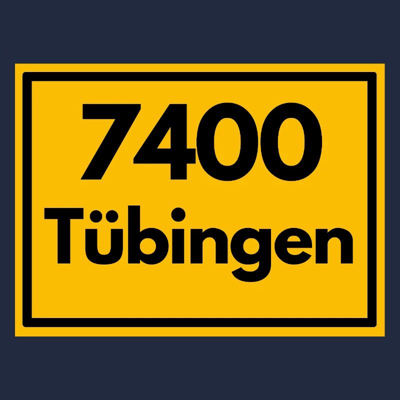 OLD POSTCODE ZIP CODE RETRO 7400 TÜBINGEN - NECKAR