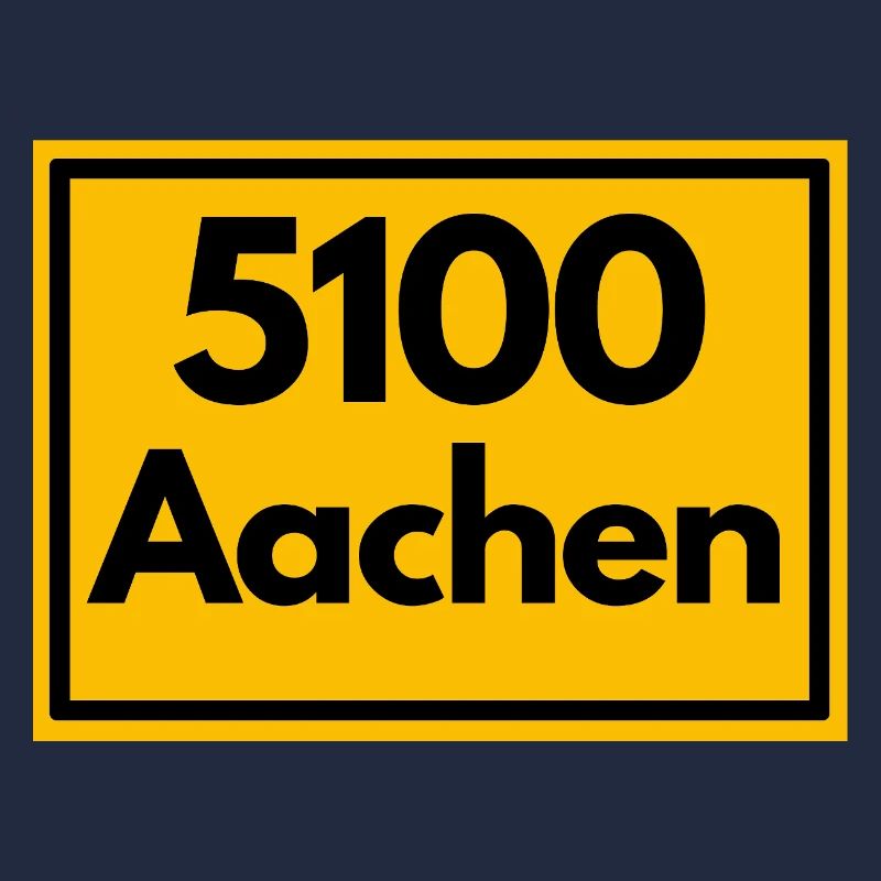 OLD POSTCODE POSTCODE RETRO 5100 AACHEN DREILÄNDER