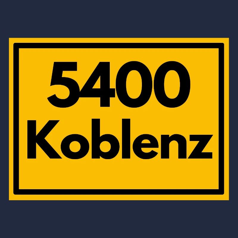 OLD POSTCODE POSTCODE RETRO 5400 KOBLENZ GERMAN