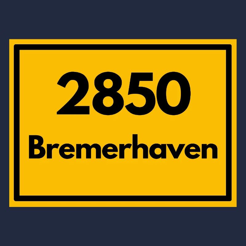 OLD POSTCODE POSTCODE RETRO 2850 BREMERHAVEN HAFEN