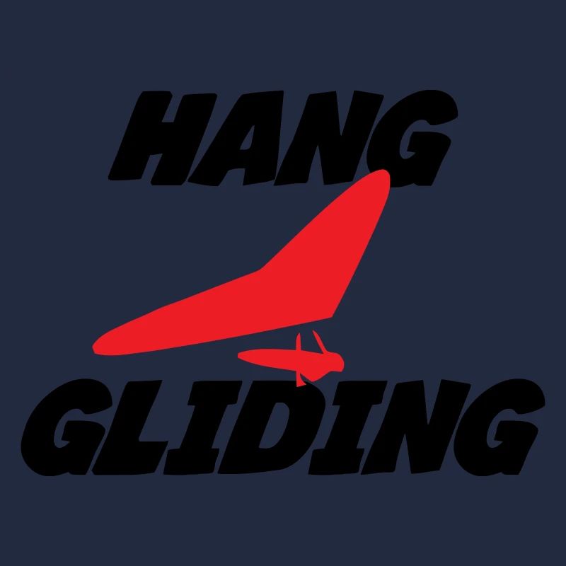 Hang Gliding Centered Wing Badge