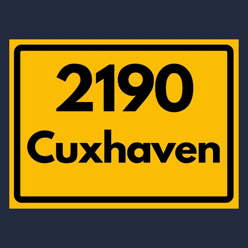 ANCIEN CODE POSTAL RETRO 2190 CUXHAVEN NORDSEE