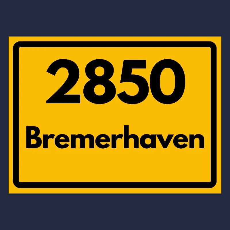 ANCIEN CODE POSTAL RÉTRO 2850 BREMERHAVEN