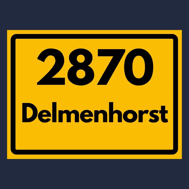 ANCIEN CODE POSTAL RÉTRO 2870 DELMENHORST