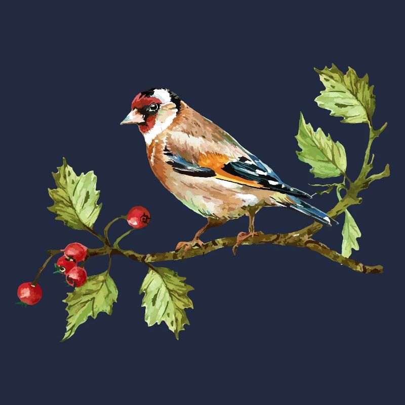 Bunter Vogel