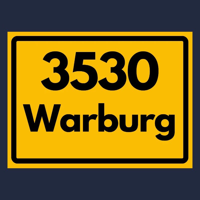 ANCIEN CODE POSTAL RETRO 3530 WARBURG HANSEMAUE