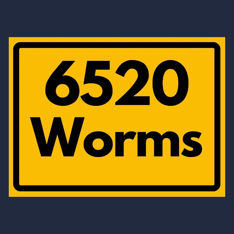 ANCIEN CODE POSTAL RETRO 6520 WORMS
