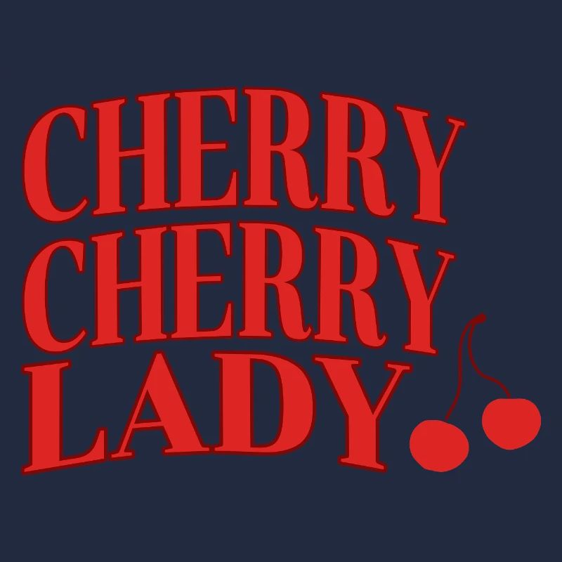 Cherry Lady Retro Script Typography