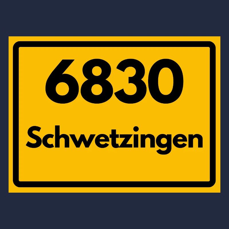 ALTE POSTLEITZAHL PLZ RETRO 6830 SCHWETZINGEN 