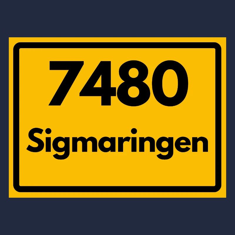 ANCIEN CODE POSTAL RÉTRO 7480 SIGMARINGEN HEIMAT